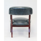 Boss Captain's guest, accent or dining chair in Blue Vinyl, B9540-BE
